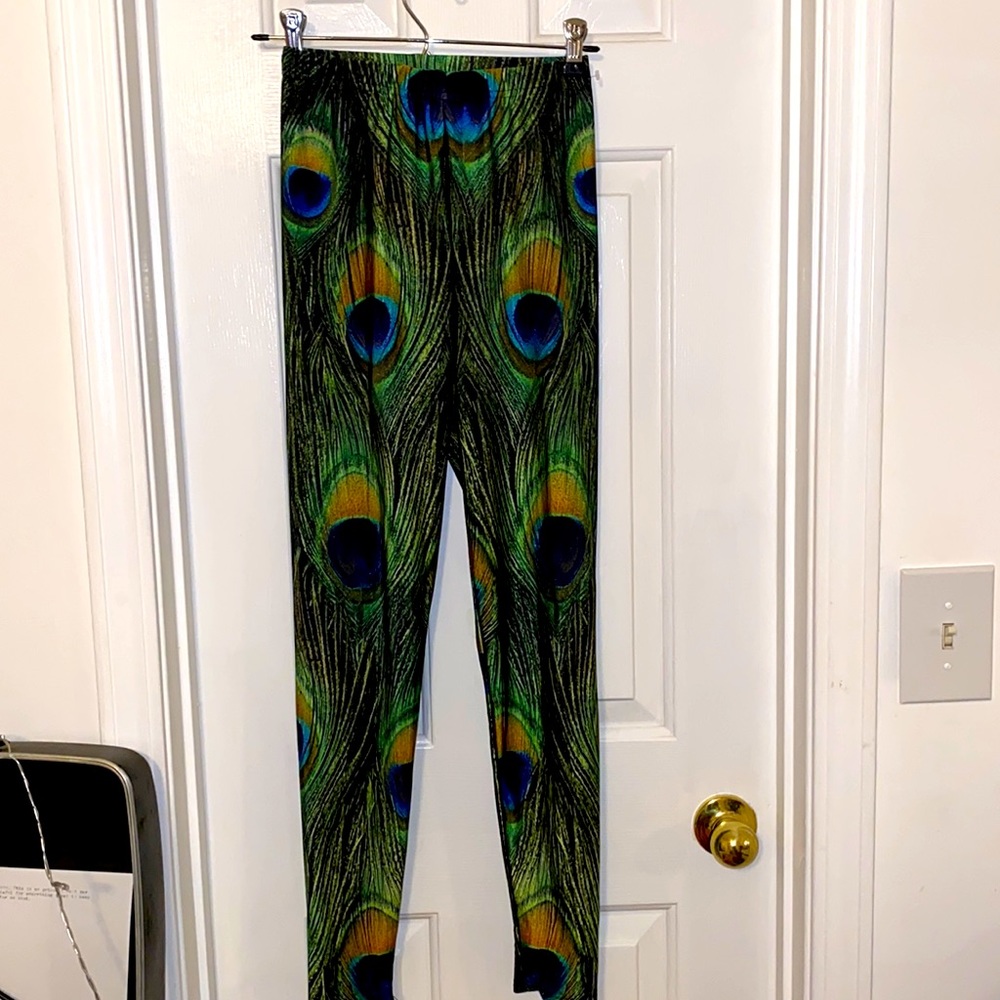 Peacock leggings